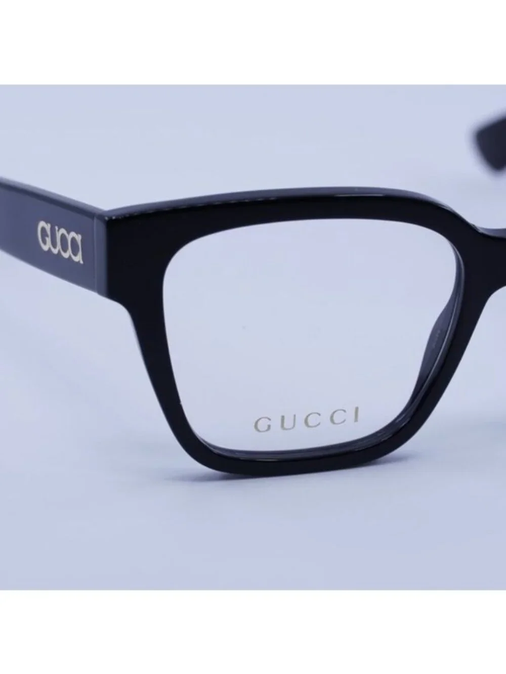 Gucci GG1791O 005 Eyeglasses Shiny Black 53mm Cat Eye Frame
